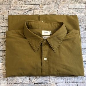 J. Crew Button Up Scoop Hem XL